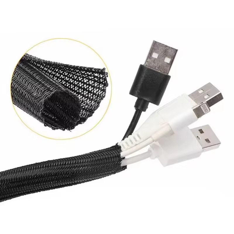 Cable Sleeve Braided - Funda de Cable Trenzada Expandible, Tubo