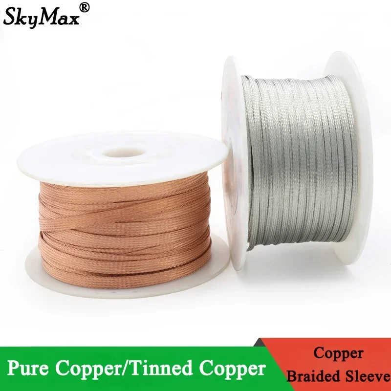Cable Sleeve Braided - Manguito trenzado de cobre estañado de