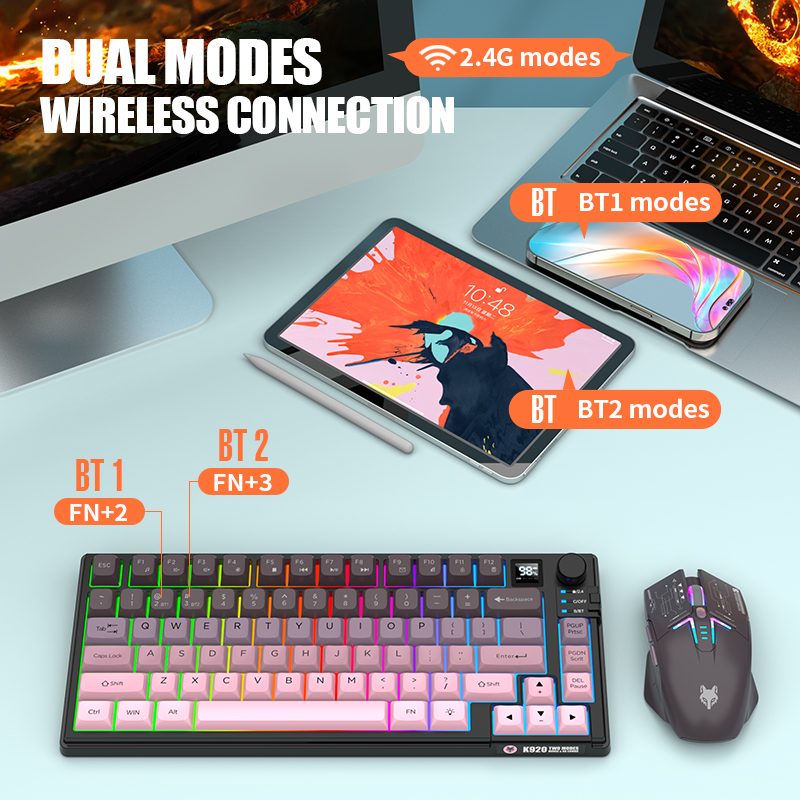 2.4G: teclado y ratón inalámbr - Gaming Accessories Combo reseña y precio