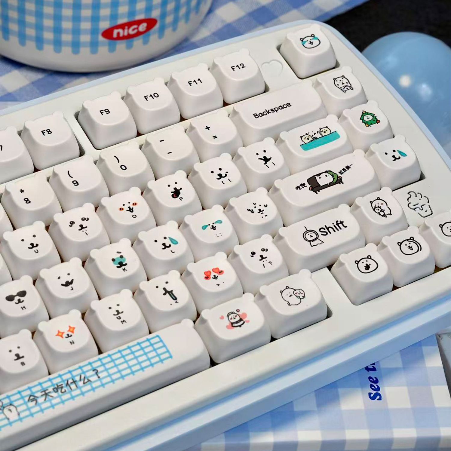Teclas PBT Kawaii con Diseño d - Gaming Accessories In Japan reseña y precio