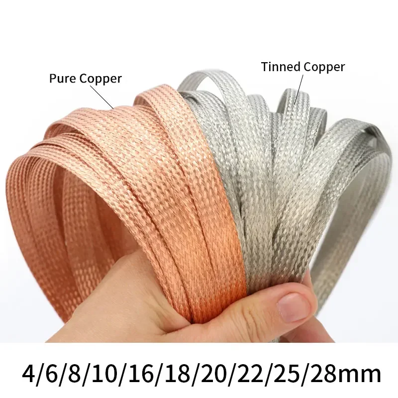 Manguito trenzado de cobre est - Cable Sleeve Braided reseña y precio