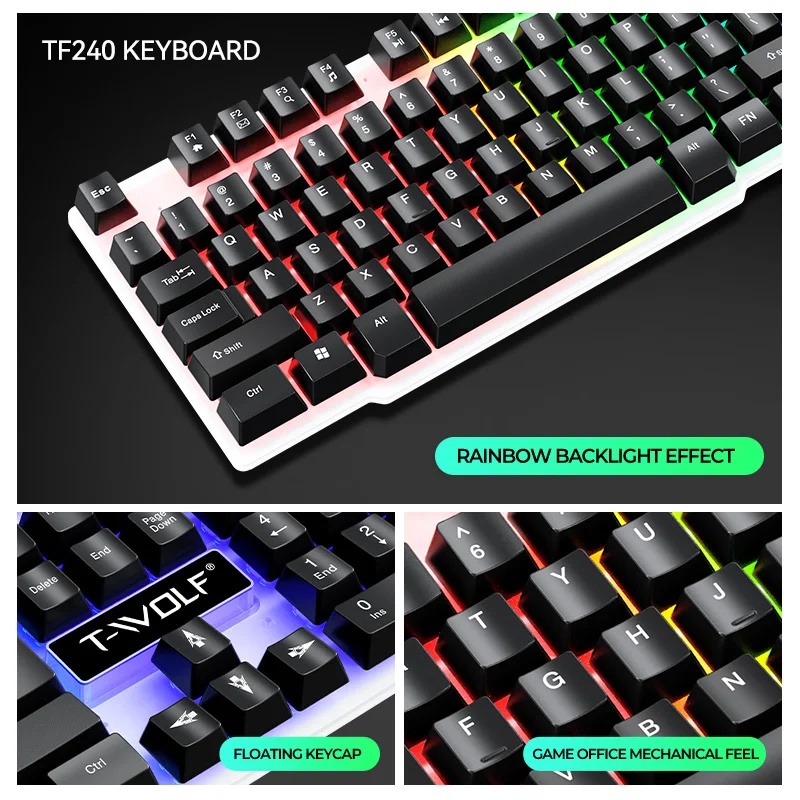 NUEVO Combo de Teclado y Ratón - Gaming Accessories Combo reseña y precio