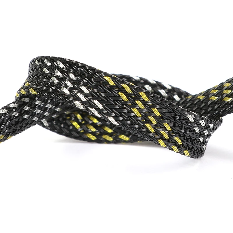 Funda trenzada PET negra, dora - Cable Sleeve Braided reseña y precio