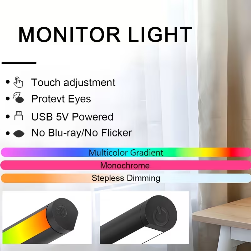 Barra de Luz LED para Monitor  - Monitor Light Bar reseña y precio