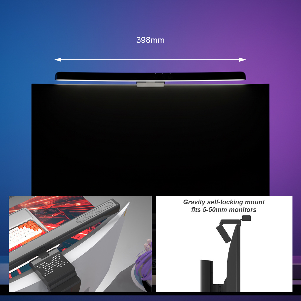 Barra de luz curva para monito - Monitor Light Bar reseña y precio