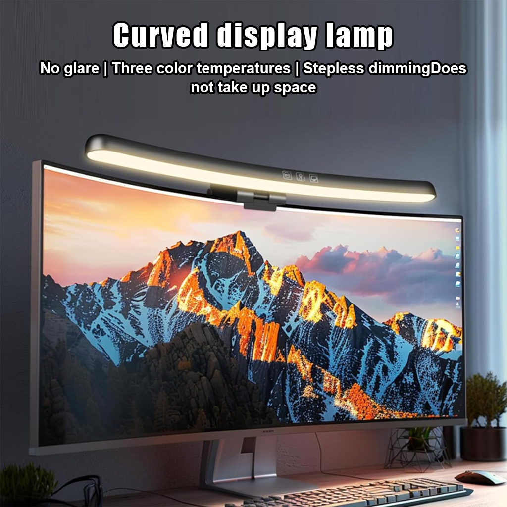 Barra de luz curva para monito - Monitor Light Bar reseña y precio